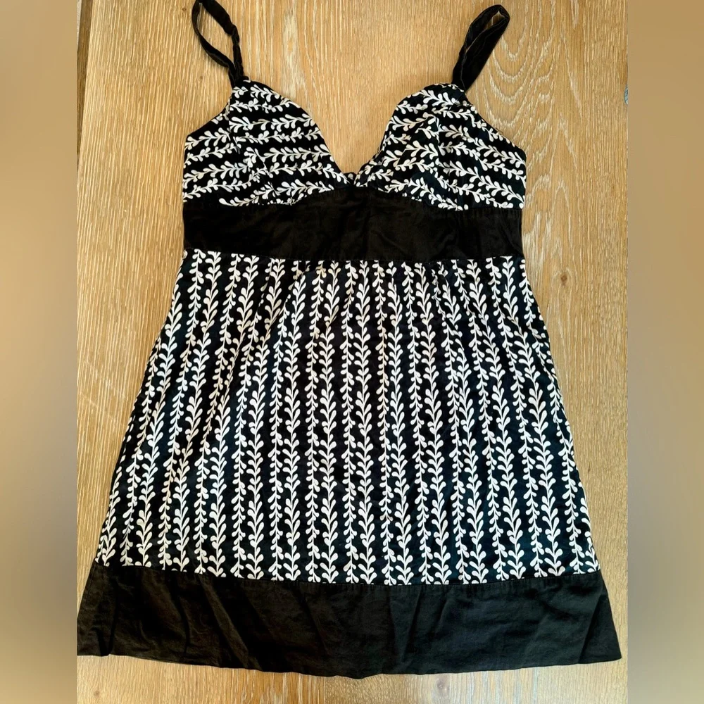 Speechless Black White check Y2K style tank top dress, size 9,‎ GUC whimsygoth